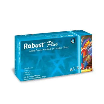 Nitrile Powder Free Examination Gloves (Blue)