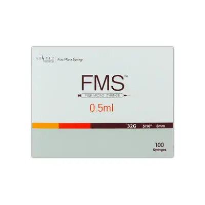 FMS Microfine 0.5ml 32G , 8 mm Insulin Needles